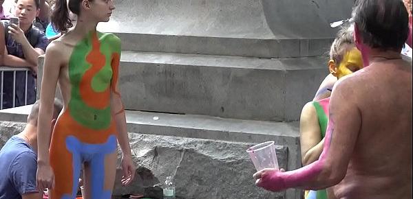 BODY PAINTING NYC ARTISTS-ANDY GOLUB AND COMPANY